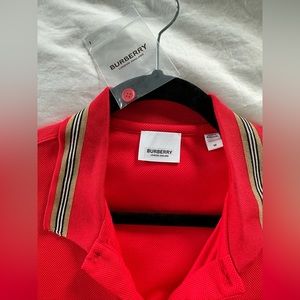 BURBERRY Men’s Red Polo